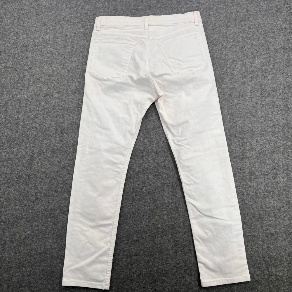 Rag & Bone Fit 2 Slim Leg Jeans Aged White Preppy Size 32x28 Mens Off-White